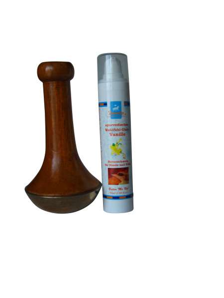 Set Kaash-Schale W m.Gr. + 50 ml Vanille-Ghee